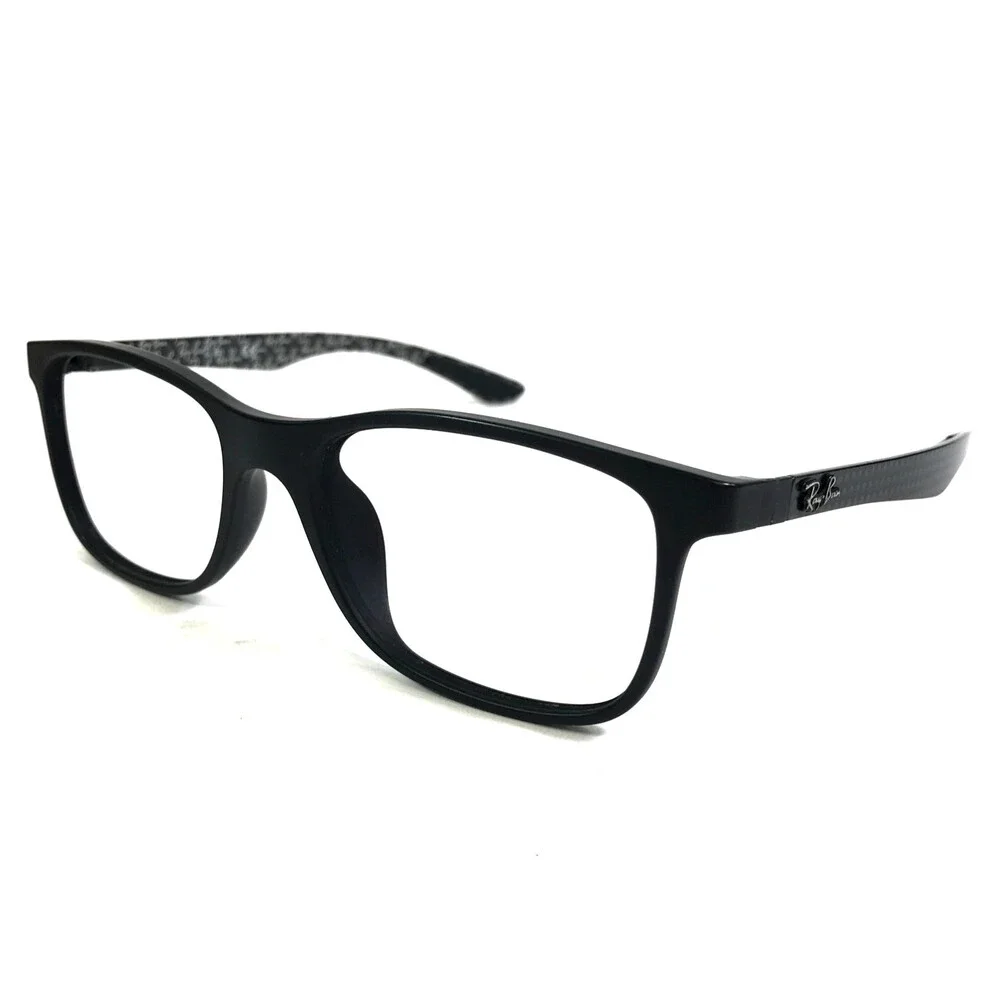 Ray-Ban Eyeglasses Frames RB8903F 5263 Matte Black Square Asian Fit 55-18-145